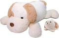 6 lbs Weighted Stuffed Animals - 27 inch Dog Weighted Plush Large Weighted Stuffed Animals - Weighted Plushies for Adults, Kids, Boys and Girls