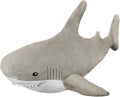 31 Inch  Giant Shark Stuffed Animals, Chubbier Shark Pillow Soft Shark Plush Shark Plushie Stuffed Shark Décor, Perfect Mother's Day Stress Relief Gifts for Kids Women