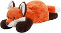 Soft Red Fox Stuffed Animals:18in Fox Plush Cute Cuddly Body Pillow Hug Sleeping Fluffy Wild Animal Toys Bed Decor Plushie Doll Friends Family Member