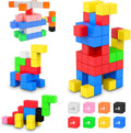 64 PCS Magnetic Blocks Toddler Toys Sensory Toys Magnetic Building Blocks Toys for Toddlers 3 4 5 6 7 8+ Years Old Boys Girls