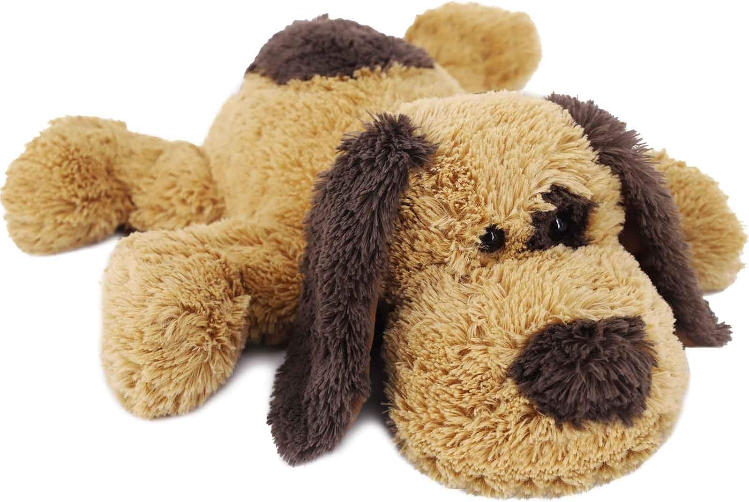 Floppy Stuffed Dog Puppy Plush Toy, Huggable Beagle Labrador Retriever Stuffed Animal Dogs for Kids Girls Boys Baby Birthday Gift, 20 inch, Brown