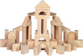 Standard Unit Solid-Wood Building Blocks With Wooden Storage Tray (60 pcs)