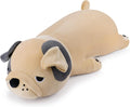 Auspicious beginning 30'' Giant Brown French Bulldog Plush Stuffed Animal- Brown French Bulldog Dog Plush Body Pillow Plushies, Large Sleeping Big Body Plushie Toy, Birthday Gifts for Kids Girls Boys