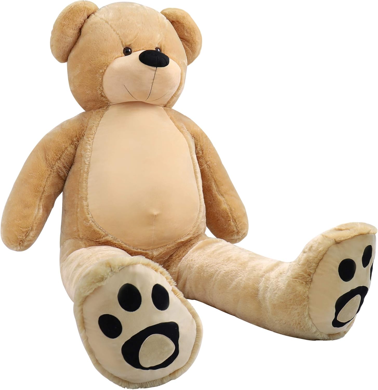 6 Foot Giant Huge Life Size TeddyCuddly Stuffed Plush Animals Teddy  Toy Doll for Birthday Christmas Brown 72 Inches