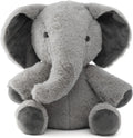 Elephant Stuffed Animals - Soft & Cozy Baby Stuffed Elephant Plush Toy (Large - 10.5 Inches) Machine Washable Stuffed Animals for Boys & Girls 3-5+