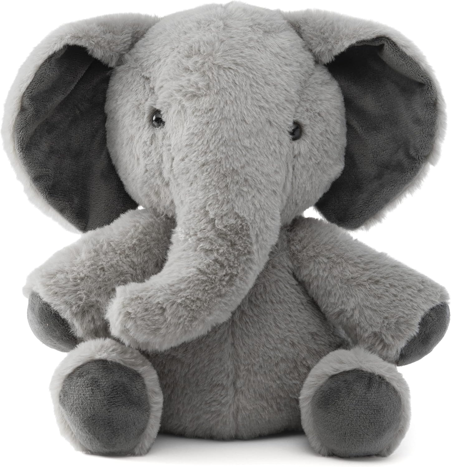 Elephant Stuffed Animals - Soft & Cozy Baby Stuffed Elephant Plush Toy (Large - 10.5 Inches) Machine Washable Stuffed Animals for Boys & Girls 3-5+