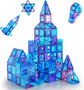 Magnetic Tiles, 116PCS Magnet Building Blocks, 3D Diamond Magnetic Blocks, Construction  Toys for Kids, Educational Toys for Boys Girls Ages 3 4 5 6 7 8 (116 PCS)