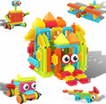 120pcs Hedgehog Interlocking Building Blocks Tiles Construction Toy Set Learning Playset STEAM Development Preschool Kindergarten Toy for Kids Age3+ 0
