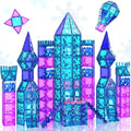 Magnetic Tiles, 102 Pieces Diamond Magnetic Building Blocks for Girls, Princess Castle Kids Magnet Toys,  Educational Toys Birthday Xmas Gifts for Toddlers Girls & Boys 3 4 5 6 7 8+ Year Old