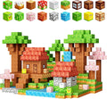 100PCS Magnetic Blocks - Magnetic Tiles Building Blocks, Build Forest World Set,   Sensory Toys for Kids Boys Girls Ages 3-5 6-8 Easter Christmas Birthday Gifts (1INCH/2.5CM)