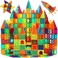 Magnetic Tiles, 110PCS Magnet Building Set, Magnetic Building Blocks,Construction  Learning and Playing Toys for Kids,  Toy for Preschool Boys Girls Toddlers Classroom Must-Haves