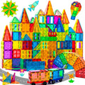 120Pcs Magnetic Tiles Magnetic 3D Building Blocks Set Educational Construction Toys for 3+ Year Kids with Stronger Magnets, Educational Toys, Recreational, Conventional